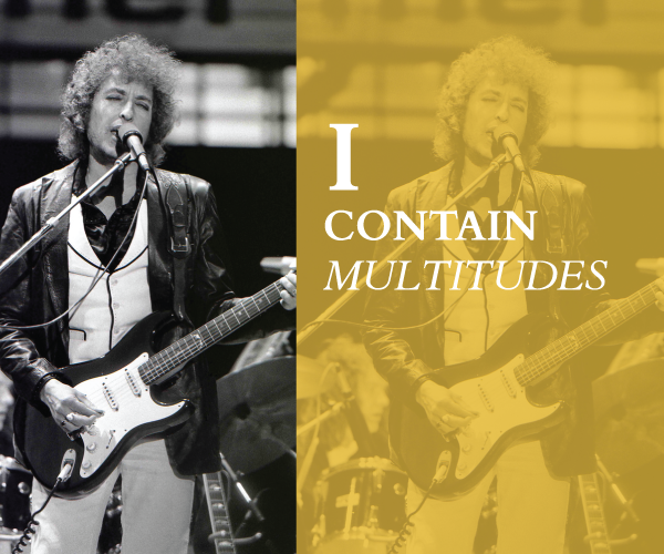 Bob Dylan Says He Contains Multitudes; Our Book Says That You Do Too